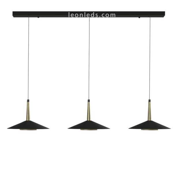 Lámpara de techo LED 3 pantallas Orion 24W 3000K 1770Lm Orion 7475 Mantra | LeonLeds