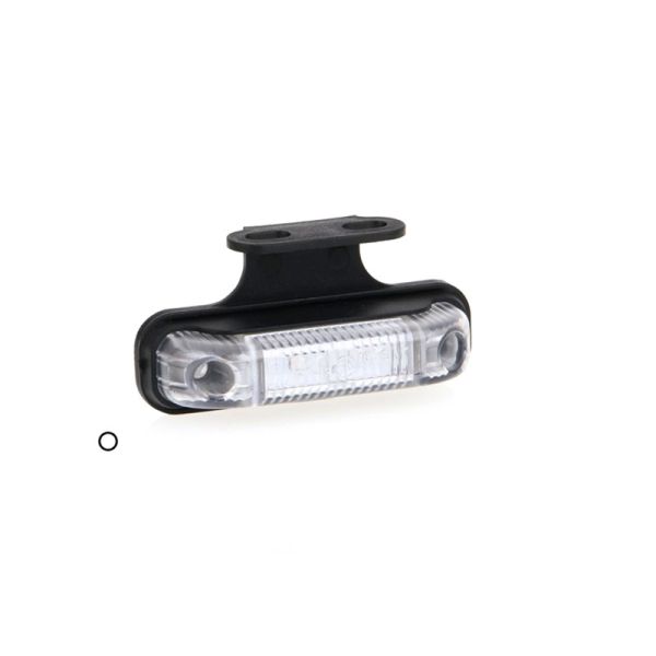 Luz LED Lateral e Gabarito Com ou sem Fristom FT013 Suporte com tulipa transparente retangular estreita | leonleds
