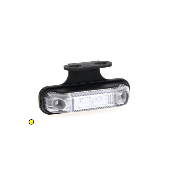Piloto LED Lateral Y Galibo Con o sin Soporte Fristom FT013 con tulipa transparente rectangular estrecho | LeonLeds