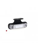 Piloto LED Lateral Y Galibo Con o sin Soporte Fristom FT013 con tulipa transparente rectangular estrecho | LeonLeds