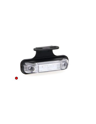 Piloto LED Lateral Y Galibo Con o sin Soporte Fristom FT013 con tulipa transparente rectangular estrecho | LeonLeds