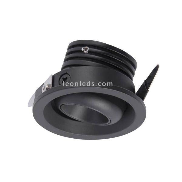 Foco LED orientable negro 3W 210Lm Neptuno Mantra | LeonLeds