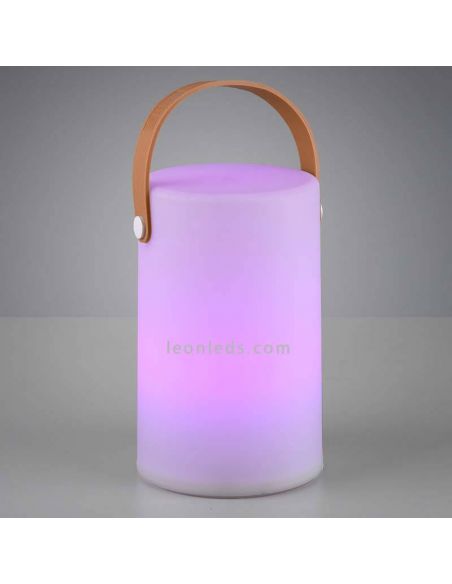 Lámpara portatil para exterior LED Aruba | Lámpara con interruptor de Trio Lighting | LeonLeds Iluminación