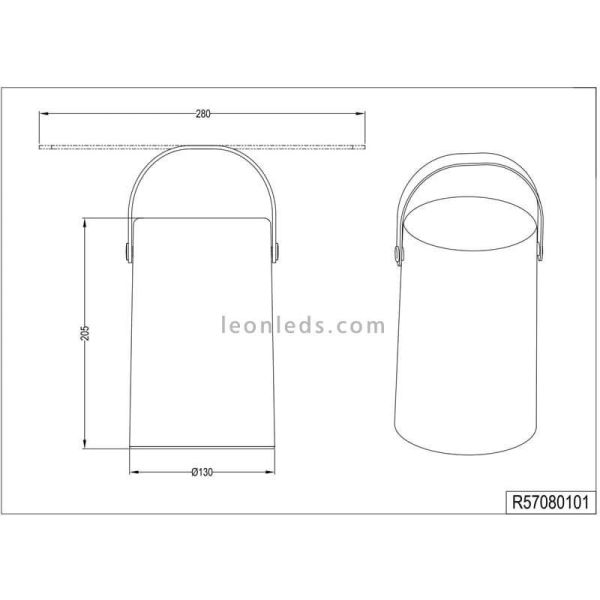 Tragbare LED-Lampe für den...