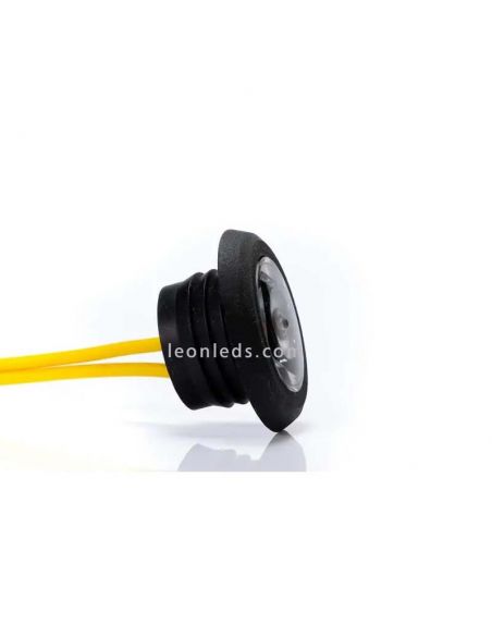 Piloto LED mini redondo para empotrar en el lateral homologado Fristom FT074 Z | LeonLeds