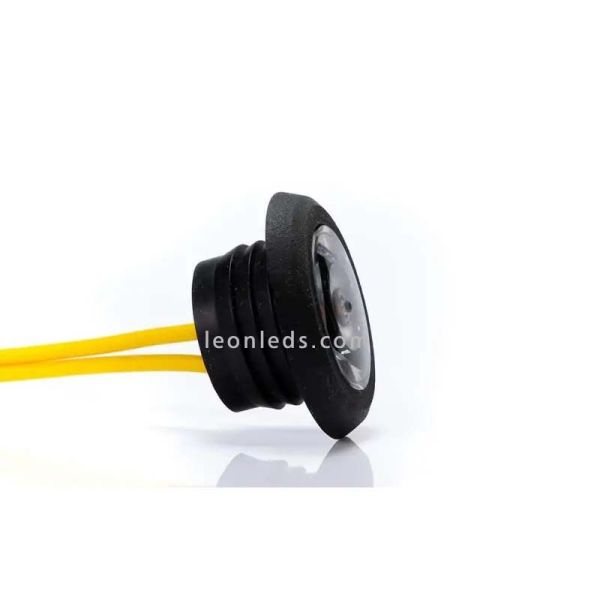 Mini luz piloto redonda de LED para montagem lateral aprovada pela Fristom FT074 Z | LeonLeds