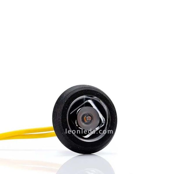 Mini luz piloto redonda de LED para montagem lateral aprovada pela Fristom FT074 Z | LeonLeds