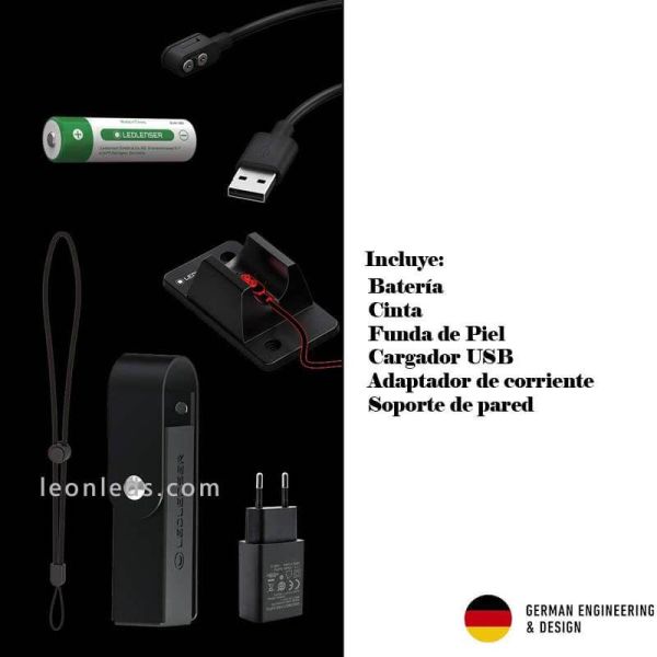 Accesorios Linterna LED recargable con zoom 2000Lm P7R Signature 502190 LedLenser | LeonLeds