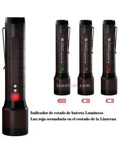 Linterna LED recargable con zoom 2000Lm P7R Signature LedLenser | LeonLeds 2