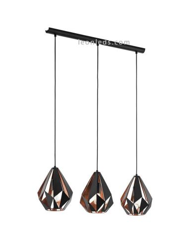 Lampe suspendue 3 abat-jour suspendus...
