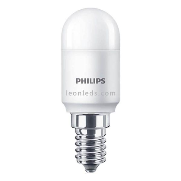 Bombilla LED E14 3.2W - 25W T25 2700K especial Nevera Philips 8718699771959 - LeonLeds.com