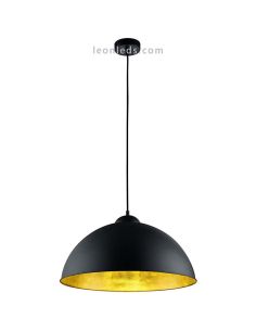 Luminária de teto preto e dourado Romino II 308000132 | LeonLeds