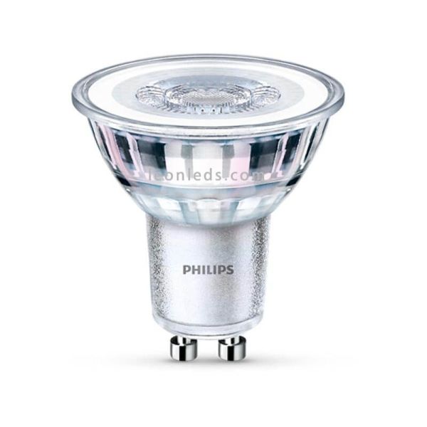 Pack 6 Bombillas LED GU10 4,6W 36º 4000K CorePro Philips 8718696764657  | LeonLeds.com