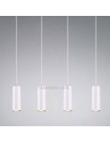 Detalle Lámpara de techo Marley con 4 focos 4XGU10 regulable en altura Blanca 312400401 Trio Lighting | LeonLeds