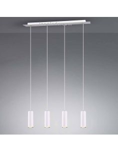 Luminária de teto Marley com 4 refletores 4XGU10 brancos reguláveis 2