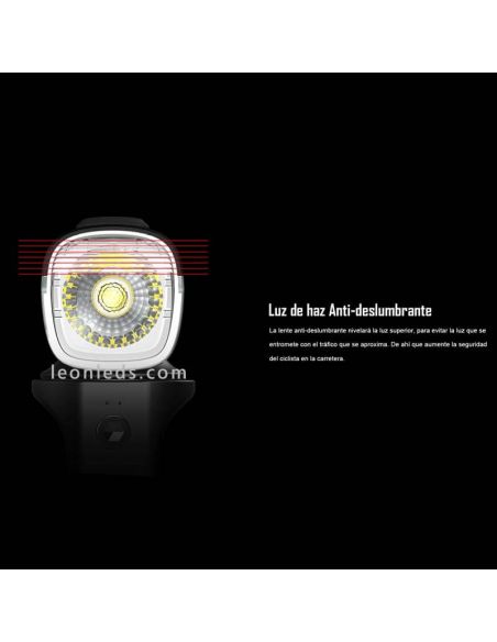 No deslumbra Frontal de Linterna LED para bicicleta recargable RN 1500 USB OL6100 Olight | LeonLeds