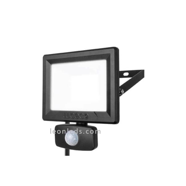 Proyector LED 10W con Sensor de Movimiento 4000K IP65 800Lm Luceco | LeonLeds