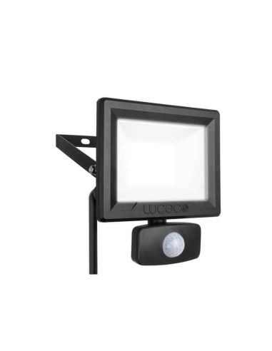 Proyector LED 10W con Sensor de Movimiento 4000K IP65 800Lm Luceco | LeonLeds