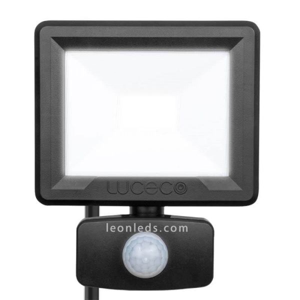 Projecteur LED 50W avec Détecteur de Mouvement 4000K IP65 4000Lm Luceco | leonleds