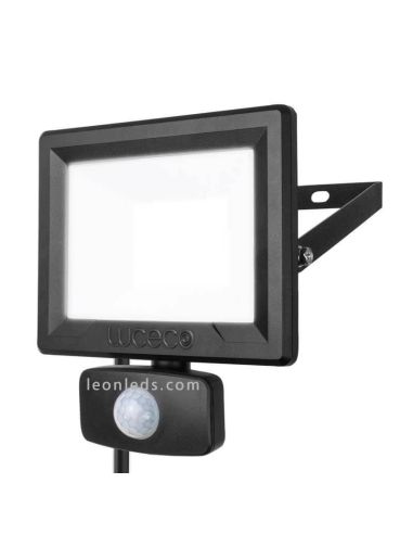 Projecteur LED 50W avec Détecteur de Mouvement 4000K IP65 4000Lm Luceco | leonleds
