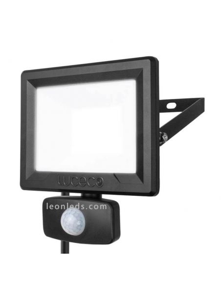 Proyector LED 50W con Sensor de Movimiento 4000K IP65 4000Lm Luceco | LeonLeds