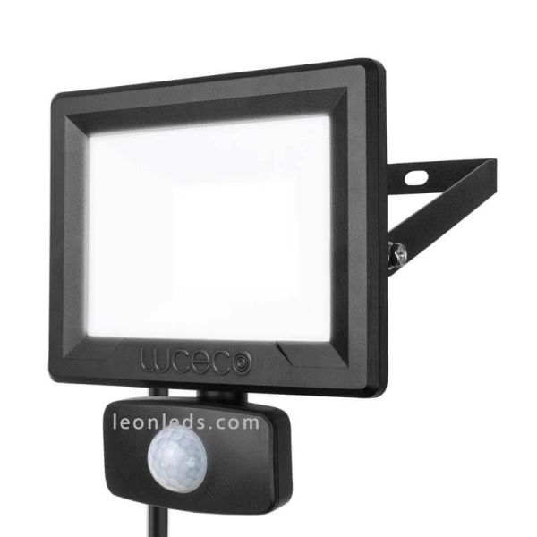 Proyector LED 50W con Sensor de Movimiento 4000K IP65 4000Lm Luceco | LeonLeds
