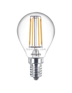 Bombilla E14 LED 4.3W - 40W P45 Filamento 8718699763152 Philips | LeonLeds 2