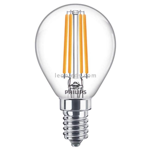 Bombilla E14 P45 de filamento LED 6.5W - 60W 8718699762292 |  LeonLeds