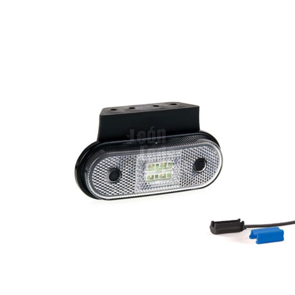 Luz de posição Branco âmbar vermelho LED Refletivo Indicador com ou sem suporte com conector QS075 QS150 | leonleds