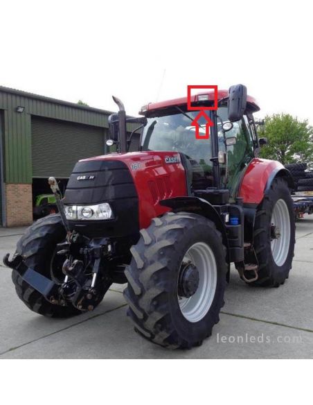 Phare LED rectangulaire Case New Holland Agropar | Éclairage LeonLeds