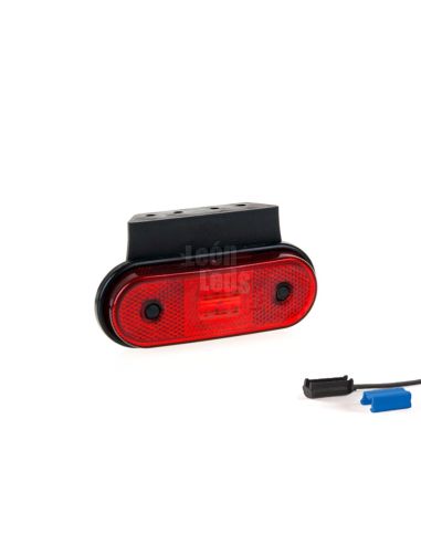 Luz de posição Branco âmbar vermelho LED Refletivo Indicador com ou sem suporte com conector QS075 QS150 | leonleds