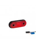 Piloto de posición Blanco ambar rojo Reflectante LED Galibo con o sin soporte con conector QS075 QS150 | LeonLeds