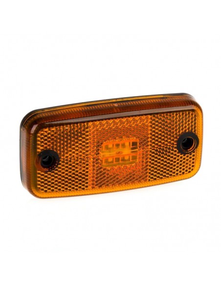 Piloto Lateral y Galibo LED rectangular Reflectante Fristom FT019 FT-019 con o sin soporte Ambar Rojo Blanco | LeonLeds