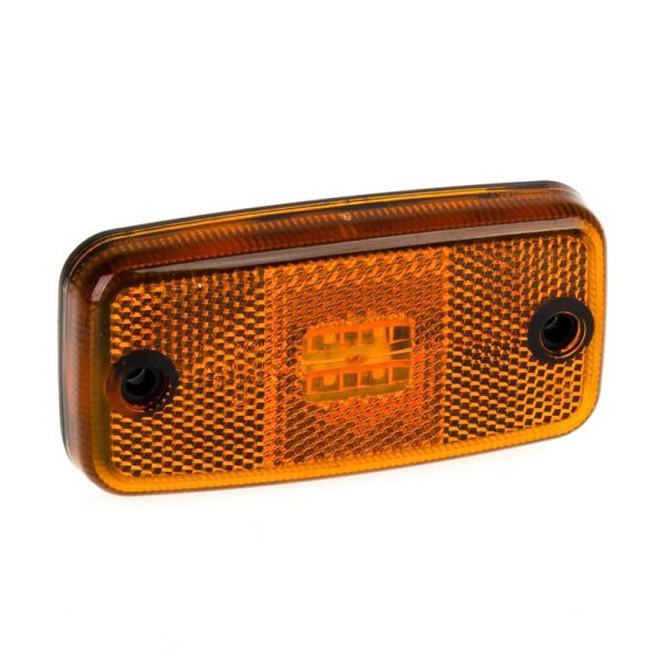 Piloto Lateral y Galibo LED rectangular Reflectante Fristom FT019 FT-019 con o sin soporte Ambar Rojo Blanco | LeonLeds