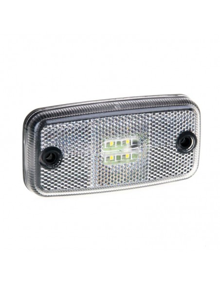 Piloto Lateral y Galibo LED rectangular Reflectante Fristom FT019 FT-019 con o sin soporte Ambar Rojo Blanco | LeonLeds