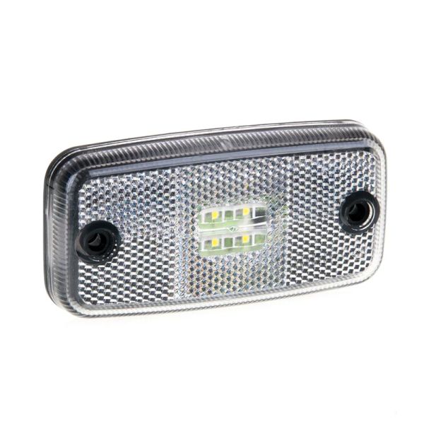 Piloto Lateral y Galibo LED rectangular Reflectante Fristom FT019 FT-019 con o sin soporte Ambar Rojo Blanco | LeonLeds