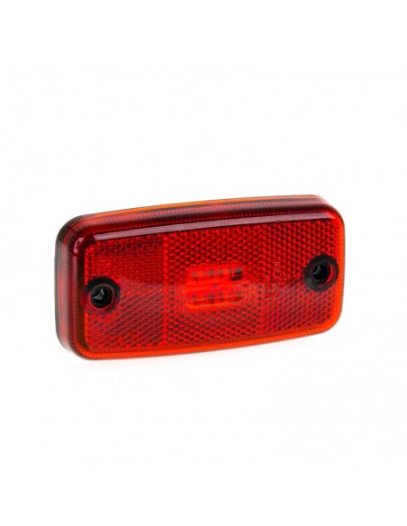 Piloto Lateral y Galibo LED rectangular Reflectante Fristom FT019 FT-019 con o sin soporte Ambar Rojo Blanco | LeonLeds