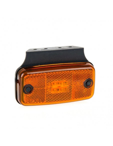 Piloto Lateral y Galibo LED rectangular Reflectante Fristom FT019 FT-019 con o sin soporte Ambar Rojo Blanco | LeonLeds