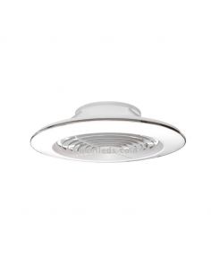Ventilador de techo LED Alisio XL Blanco con mando a distancia y App Mantra | LeonLeds