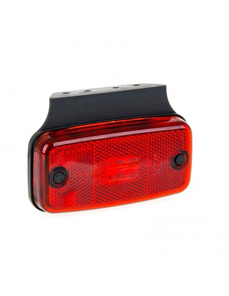 Lateral e Folga LED retangular Refletivo Fristom FT019 FT-019 com ou sem suporte Âmbar Vermelho Branco | leonleds