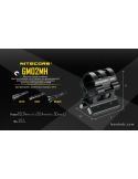 Soporte magnético para armas o pistolas para Linternas LED GM02MH 25,4mm Nitecore | LeonLeds Iluminación