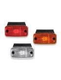 Piloto Lateral y Galibo LED rectangular Reflectante Fristom FT019 FT-019 con o sin soporte Ambar Rojo Blanco | LeonLeds