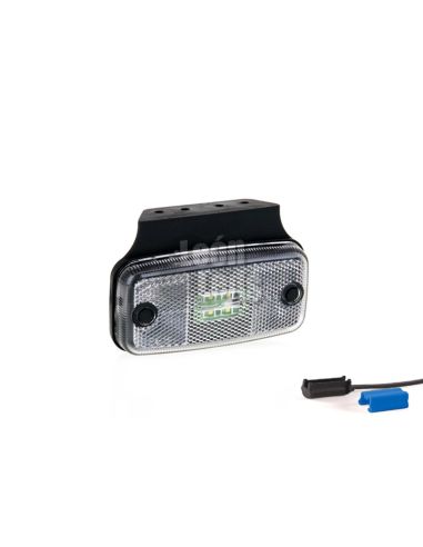 Feux LED carrés avec support ou sans support de position ou dégagement pour le côté, l'avant ou l'arrière | LeonLeds illumine