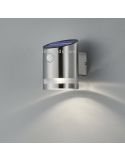 Salta Applique Murale Solaire LED Nickel Mat avec Détecteur de Mouvement IP44 R22231107 Trio Lighting | leonleds