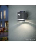 Aplique LED Solar con sensor de movimiento IP44 Antracita Salta Trio Lighting R22231142 | LeonLeds