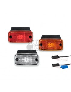 Luzes LED quadradas com suporte ou sem suporte de posição ou folga lateral, dianteira ou traseira | LeonLeds Ilumina