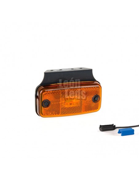Luzes LED quadradas com suporte ou sem suporte de posição ou folga lateral, dianteira ou traseira | LeonLeds Ilumina