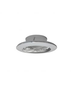 Ventilador de teto Alisio Mini Silver LED com controle remoto 7494 Mantra | leonleds