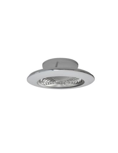 Ventilador de teto Alisio Mini Silver LED com controle remoto 7494 Mantra | leonleds