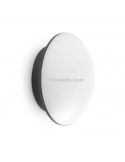 Aplique Plafón LED moderno para exterior gris oscuro Faro Barcelona | LeonLeds Iluminación